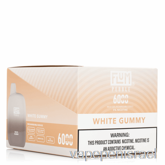 חד פעמי Vape Israel [חבילה של 10 חבילות] Flum Pebble 6000 חד פעמי